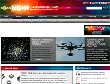 Tablet Screenshot of novuslight.com